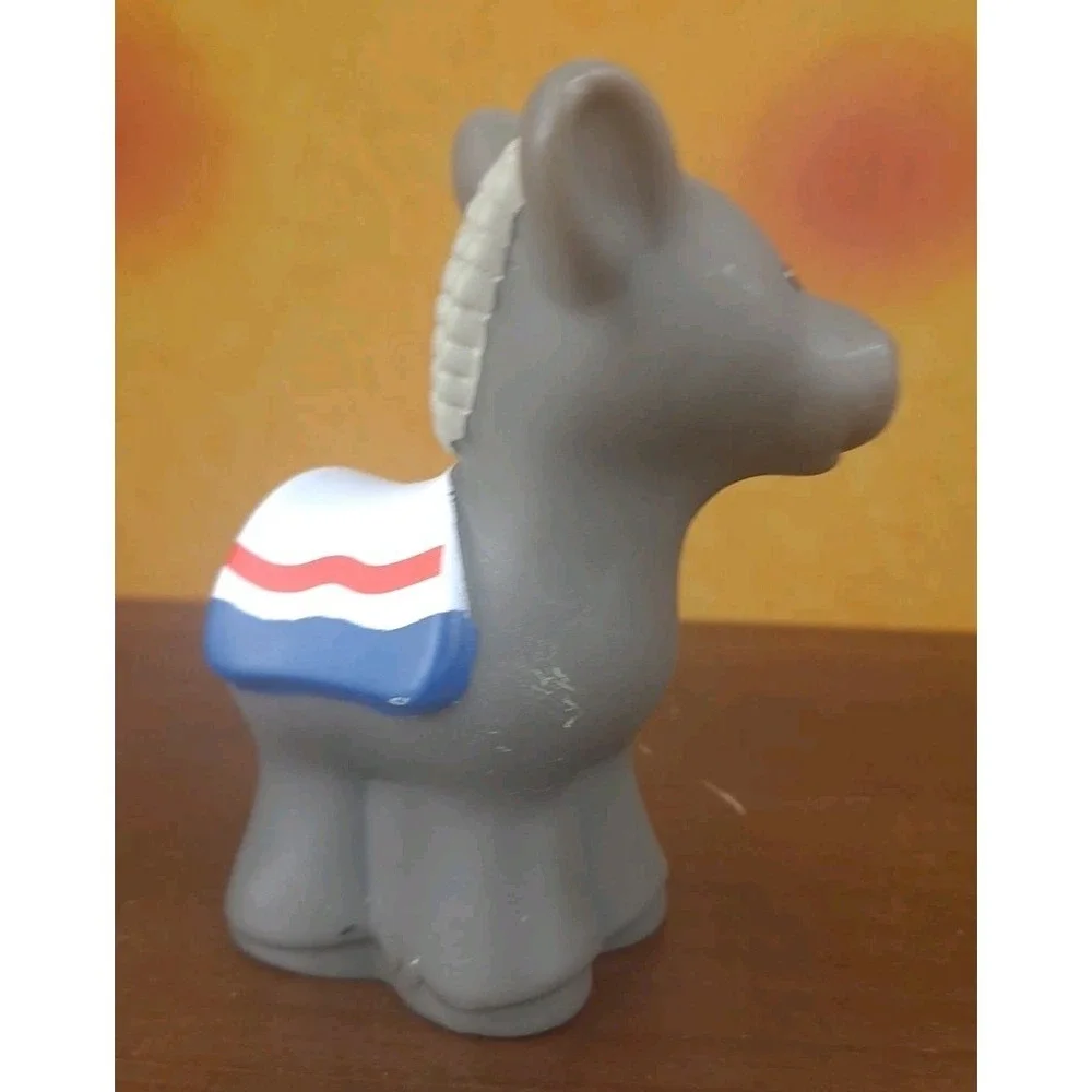 Fisher Price Little People Christmas‎ Nativity Donkey White Blanket 2005